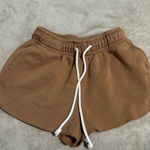 wild fable Brown Drawstring Athletic Shorts